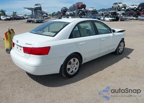 2009 Hyundai Sonata Gls z USA, uszkodzony, nr VIN 5NPET46C89H490533